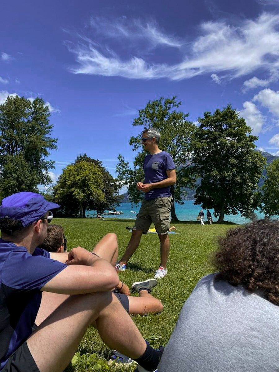 journée team building au lac d’annecy pour Studio HB agence digital à Lyon