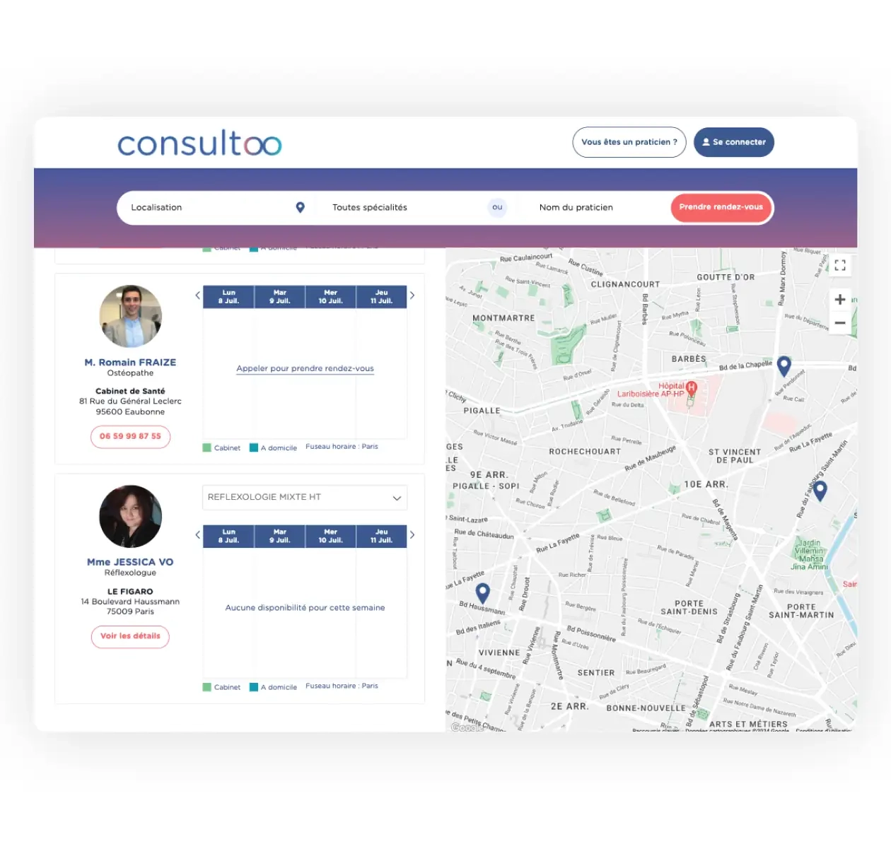 Consultoo-interface-marketplace