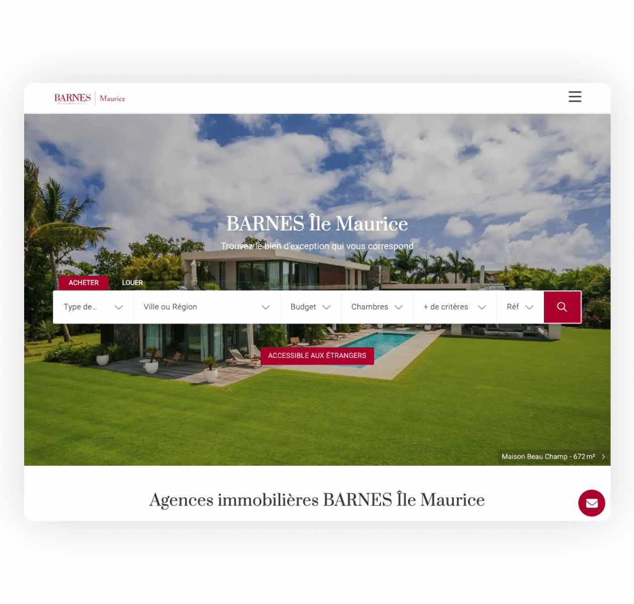 Barnes Maurice site web immobilier Barnes Maurice site web immobilier